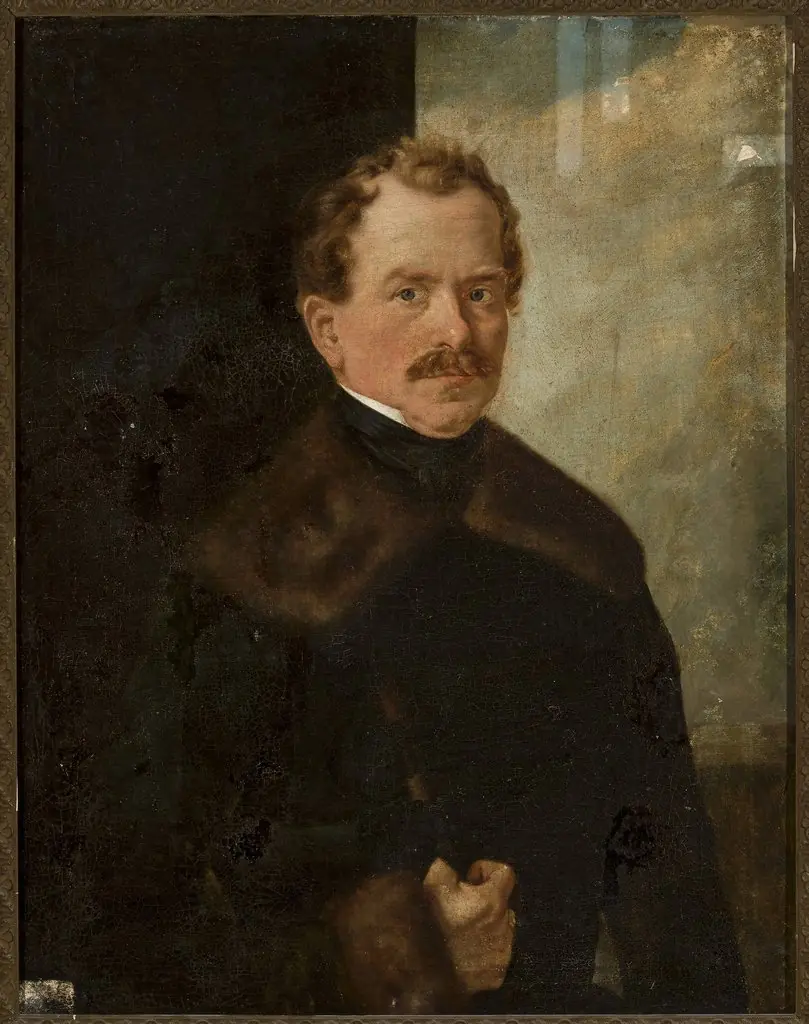 Portrait of Gracjan Rudowski, by Feliks Pęczarski