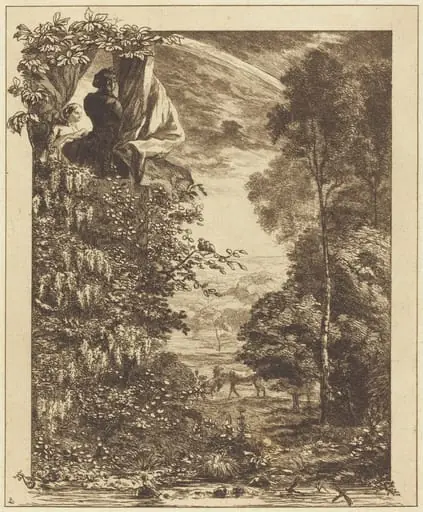A Landscape (Un Paysage), by Félix Bracquemond