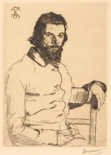 Charles Meryon, by Félix Bracquemond