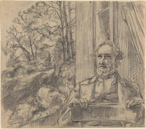 Jacob Meyer-Heine, by Félix Bracquemond