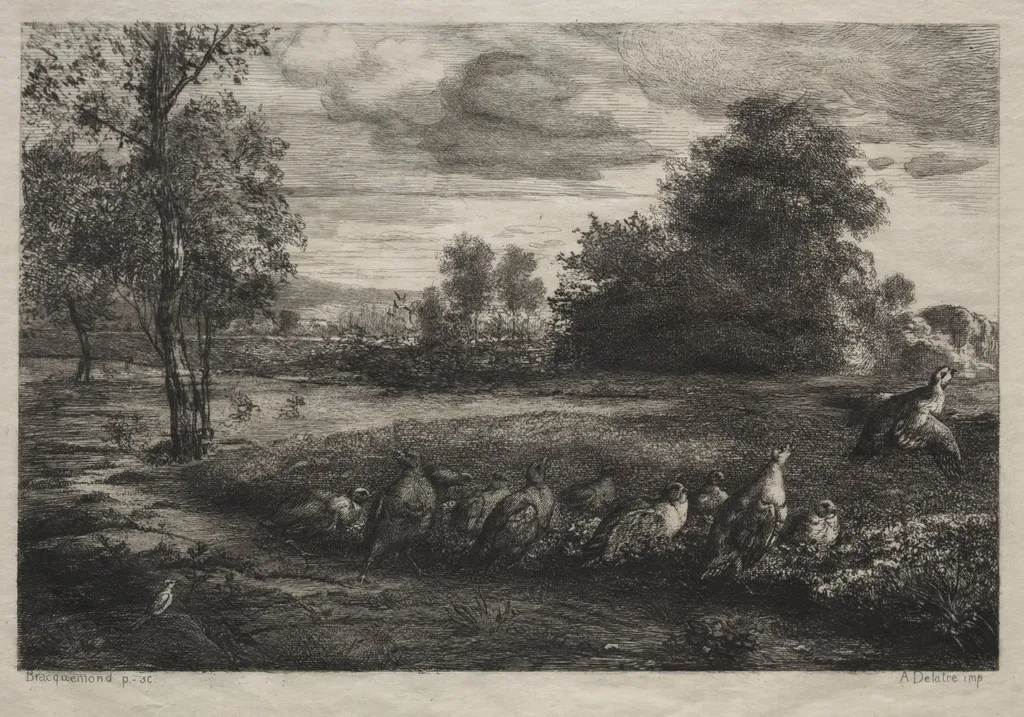 The Call to Order, by Félix Bracquemond, 1859