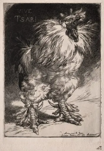 The French Cock, by Félix Bracquemond