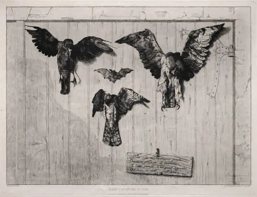 The Top of the Swing-Door, by Félix Bracquemond