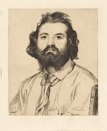 Zacharie Astruc, by Félix Bracquemond