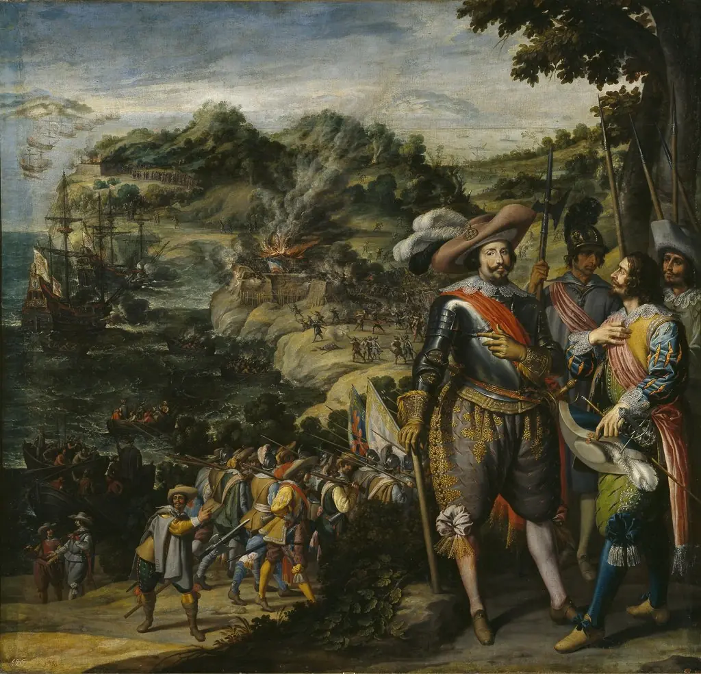 The recovery of the island of San Cristobal by Don Frederic of Toledo