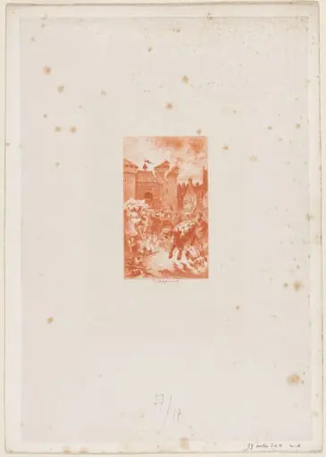 A cette lueur soudaine..., by Félix-Hilaire Buhot
