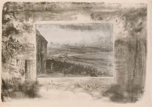 Chaumière de pêcheur (Fisherman's Cottage), by Félix-Hilaire Buhot