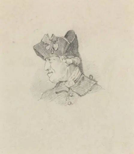 Head of a Man, by Félix-Hilaire Buhot