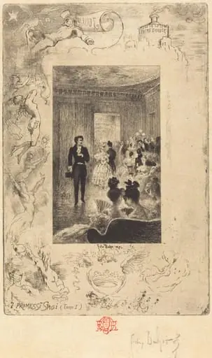 I Promessi Sposi (The Betrothed), by Félix-Hilaire Buhot