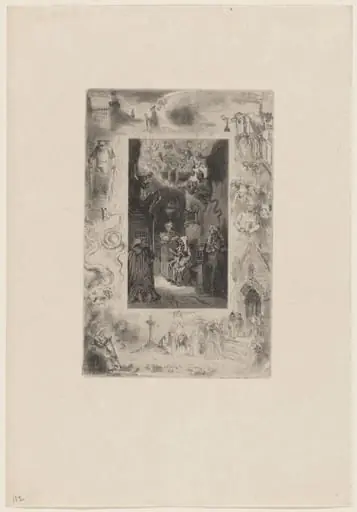 La Cure de Cucagnan, by Félix-Hilaire Buhot