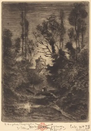 La Ronde de nuit (Night Patrol), by Félix-Hilaire Buhot
