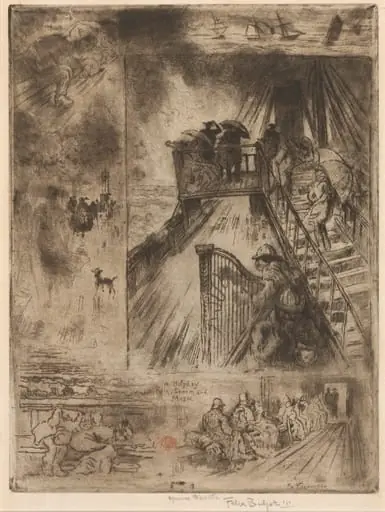 La Traversée (The Passage), by Félix-Hilaire Buhot