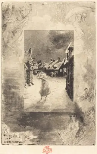 Le Bas-Hamet, by Félix-Hilaire Buhot