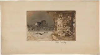 Le Château des hiboux (Castle of the Owls), by Félix-Hilaire Buhot, 1882