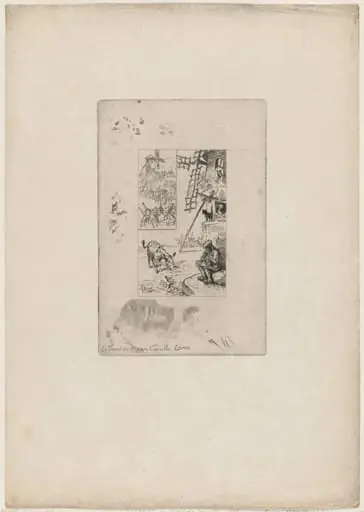 Le Secret du Maîtres Cornille, by Félix-Hilaire Buhot