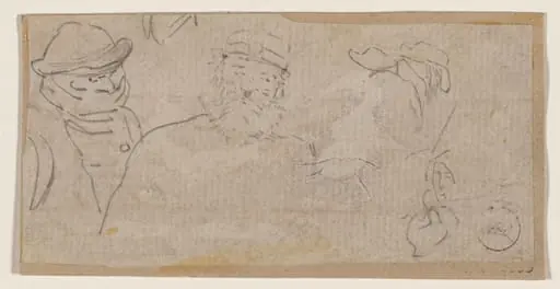 Preliminary Sketch for "The Passage" (La Traversee), by Félix-Hilaire Buhot
