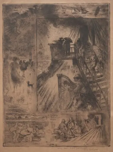 The Crossing, by Félix-Hilaire Buhot