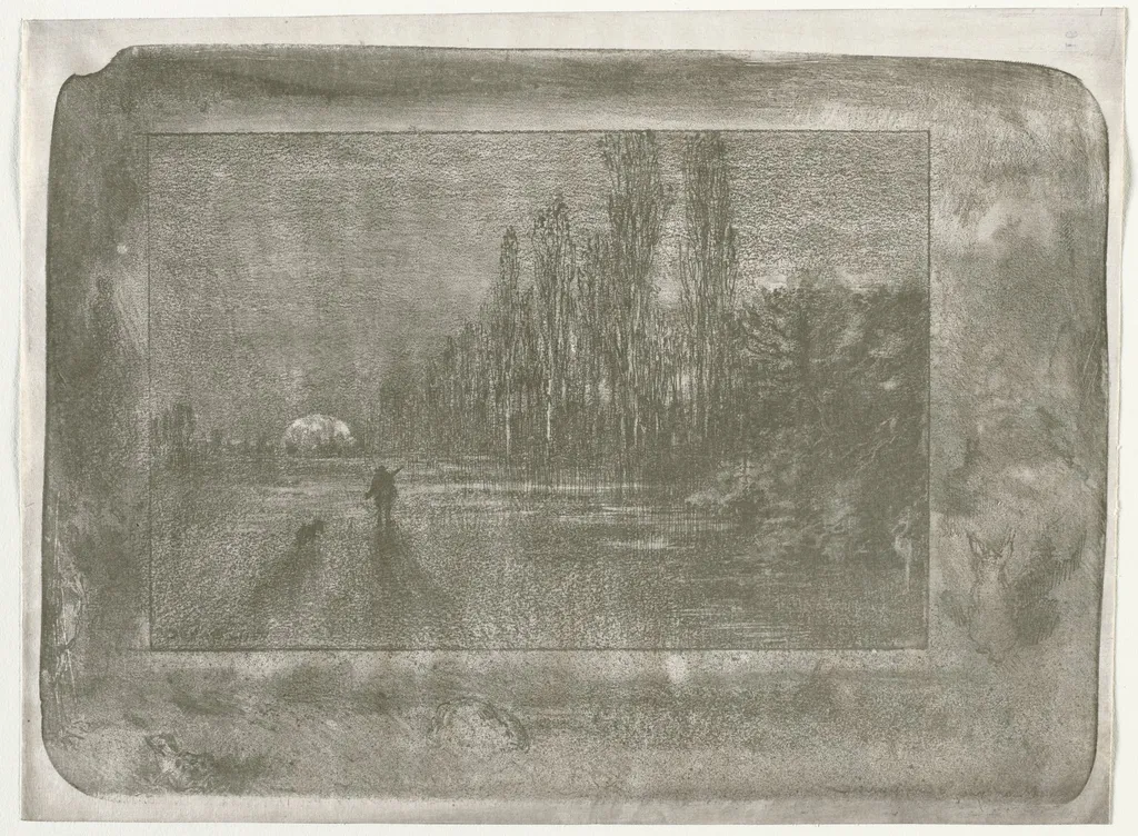 The Little Hunter, by Félix-Hilaire Buhot, unspecified, 1892