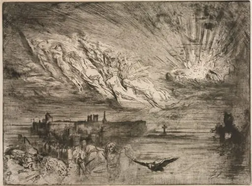 The Spirits from the Cities of the Dead, by Félix-Hilaire Buhot