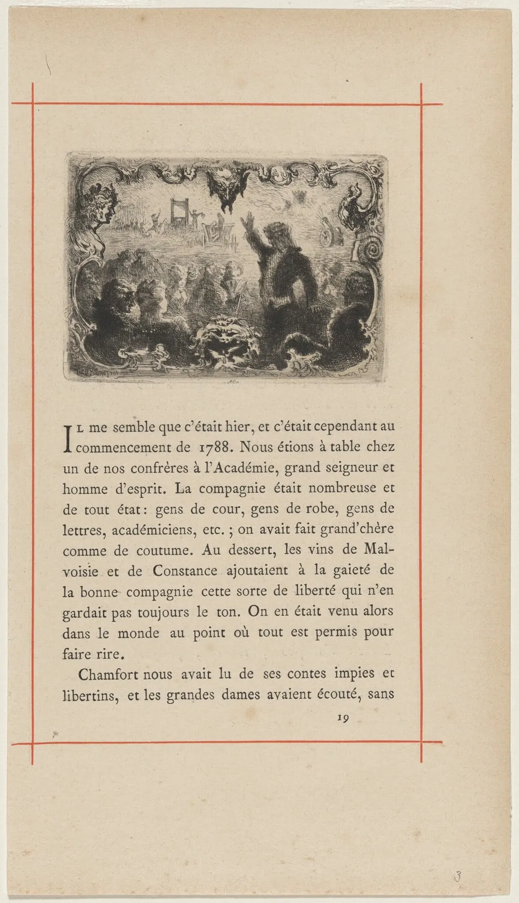 Third Vignette, by Félix-Hilaire Buhot, ink, 1878