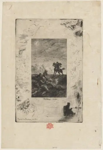 Thomas Le Hardouaye, by Félix-Hilaire Buhot