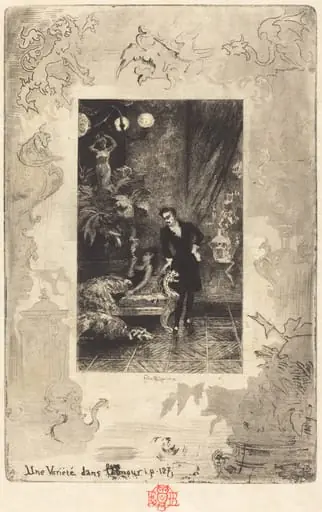 Une Variété dans l'Amour (A Change of Heart), by Félix-Hilaire Buhot