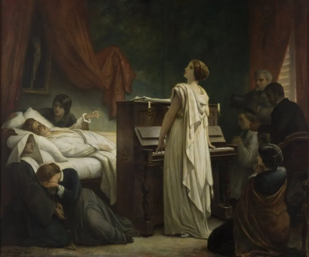 Death of Chopin, by Félix-Joseph Barrias