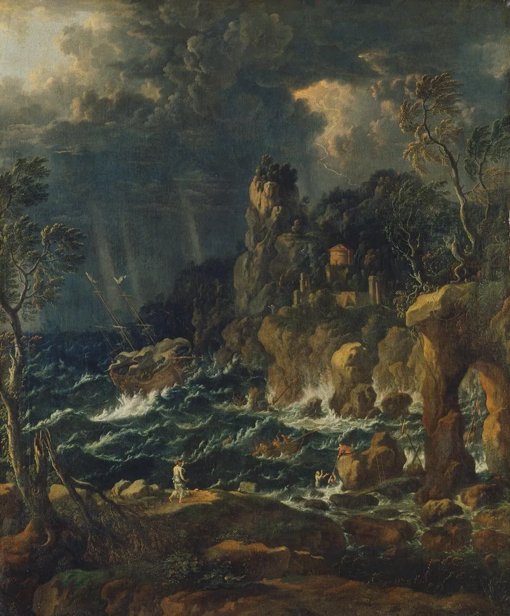 Das Wasser, by Felix Meyer, oil, 1693