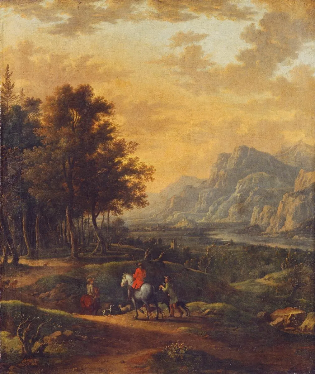 Die Luft, by Felix Meyer, oil, 1693
