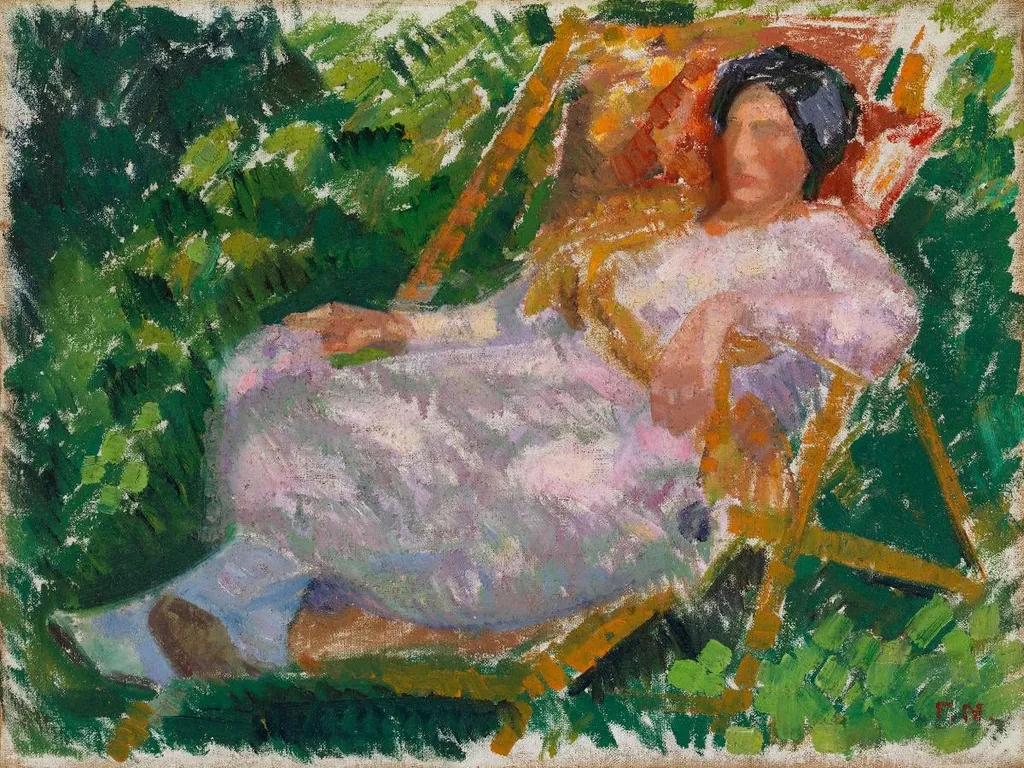 Puutarhassa, by Felix Nylund, unspecified