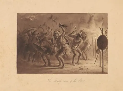 The Scalp-Dance of the Sioux, by Felix Octavius Carr Darley