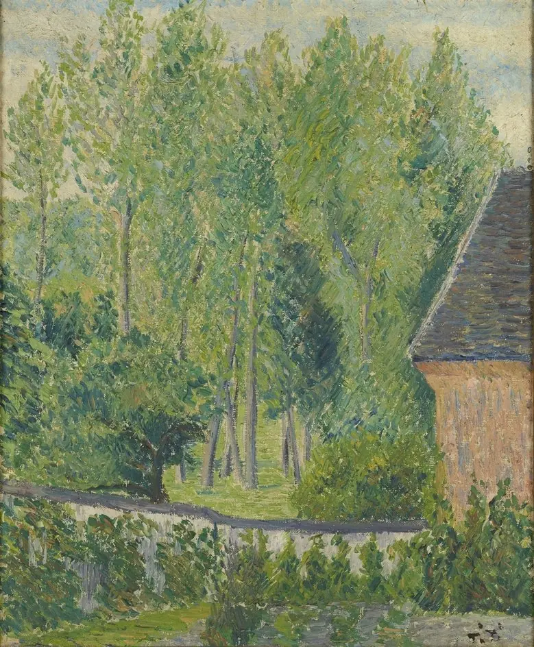 Poplar Trees, by Félix Pissarro