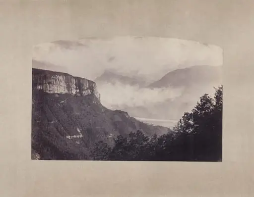 Vue prise du Couvent des Dominicains, Chalais (Isère), France, by Félix Thiollier