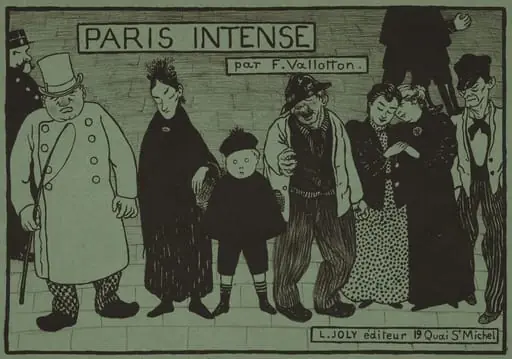 Album Cover for "Paris Intense", by Félix Vallotton