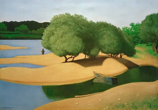 Bancs de sable sur la Loire, by Félix Vallotton