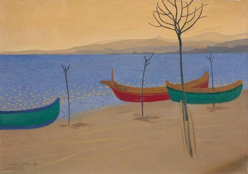 Cros de Cagnes, by Félix Vallotton, oil, 1924