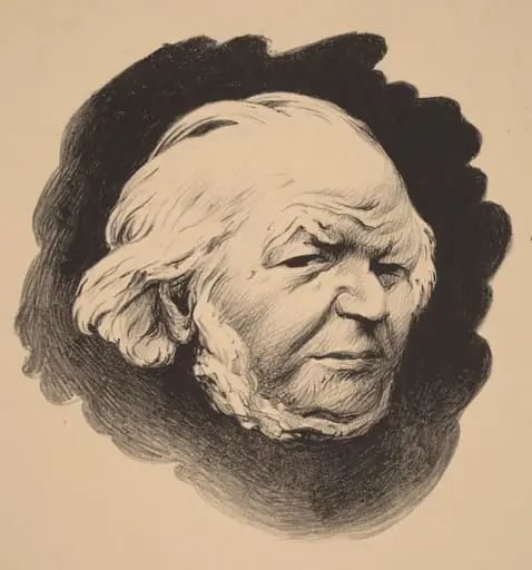Henri Daumier (Honore Daumier), by Félix Vallotton