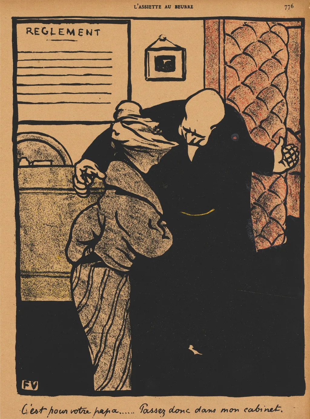 It's about your father..., by Félix Vallotton, 1901