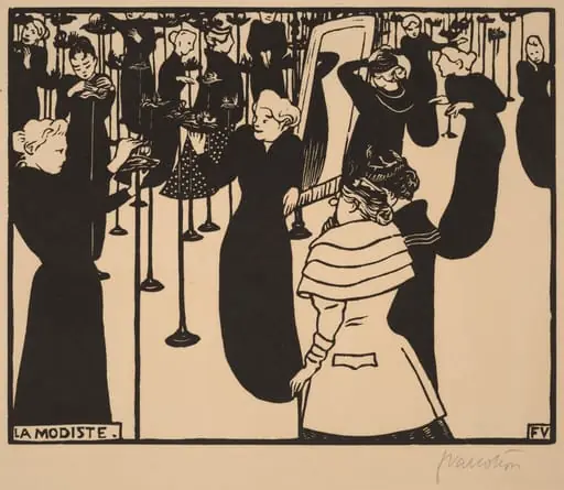 La Modiste (The Milliner), by Félix Vallotton