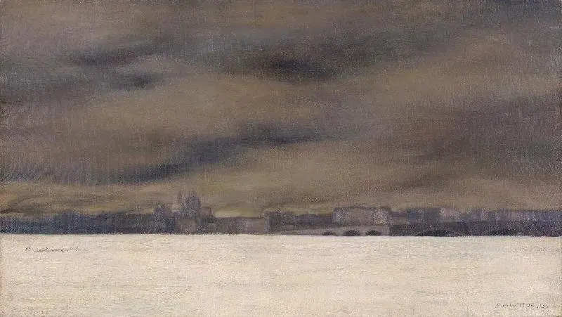La Néva gelée, by Félix Vallotton