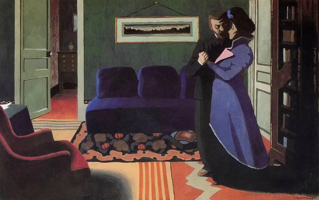 La Visite, by Félix Vallotton