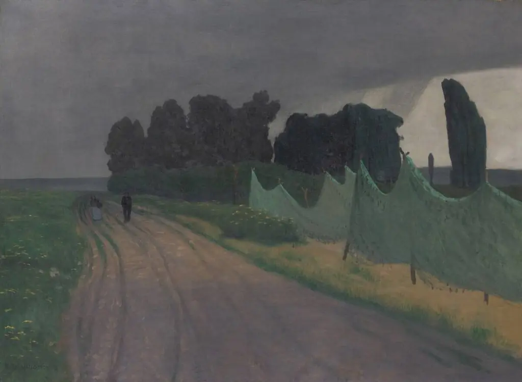 Les filets, Honfleur, by Félix Vallotton