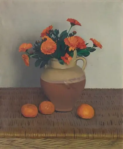 Marigolds and Tangerines, by Félix Vallotton