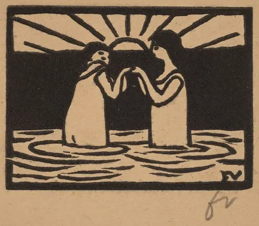 Playing in the Sun (Jeux au soleil), by Félix Vallotton