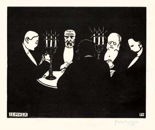 Poker, by Félix Vallotton