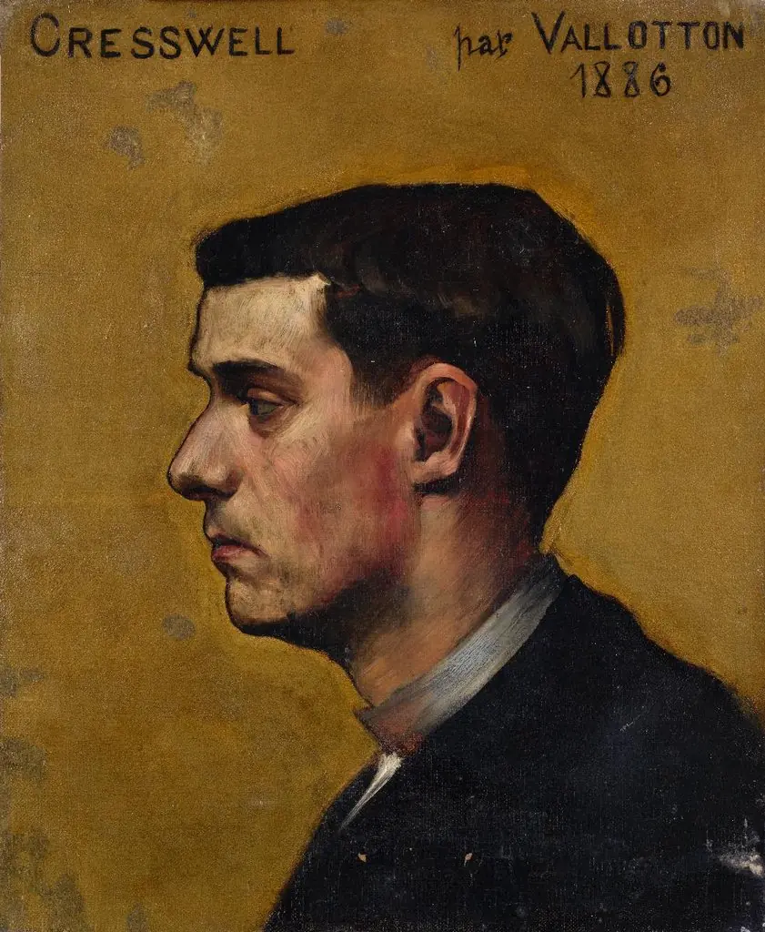 Portrait Albert Cresswell, by Félix Vallotton