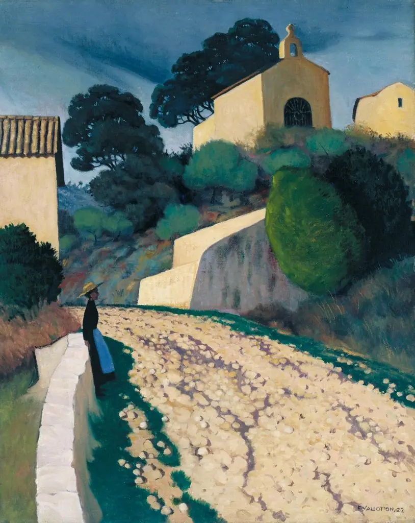 Road at St Paul (Var), by Félix Vallotton