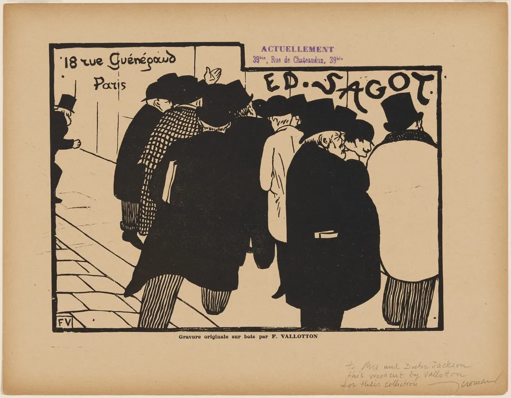 Sagot, by Félix Vallotton, ink, 1892