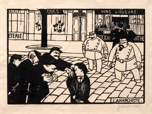 The Anarchist, by Félix Vallotton