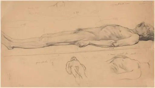 The Corpse (Study for The Dead Christ), by Félix Vallotton